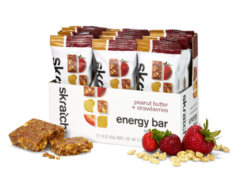 Barre énergique Skratch Labs, coloris Beurre d'arachide et fraise
