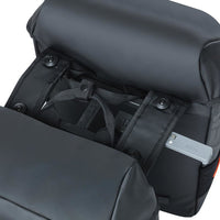 Sacoche Basil Miles MIK 34L Noir/Orange, détail produit