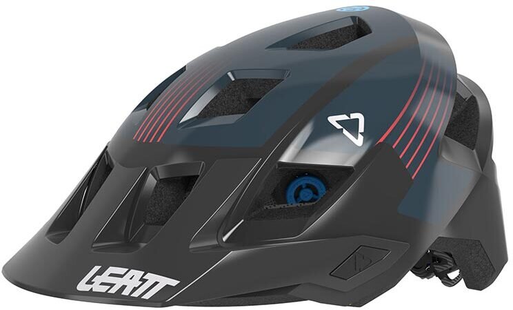 Casque MTB Leatt AllMtn 1.0 v22 Junior, coloris Gris et Noir