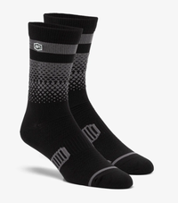 Chaussette 100% Advocate Performance, coloris Black/Charcoal