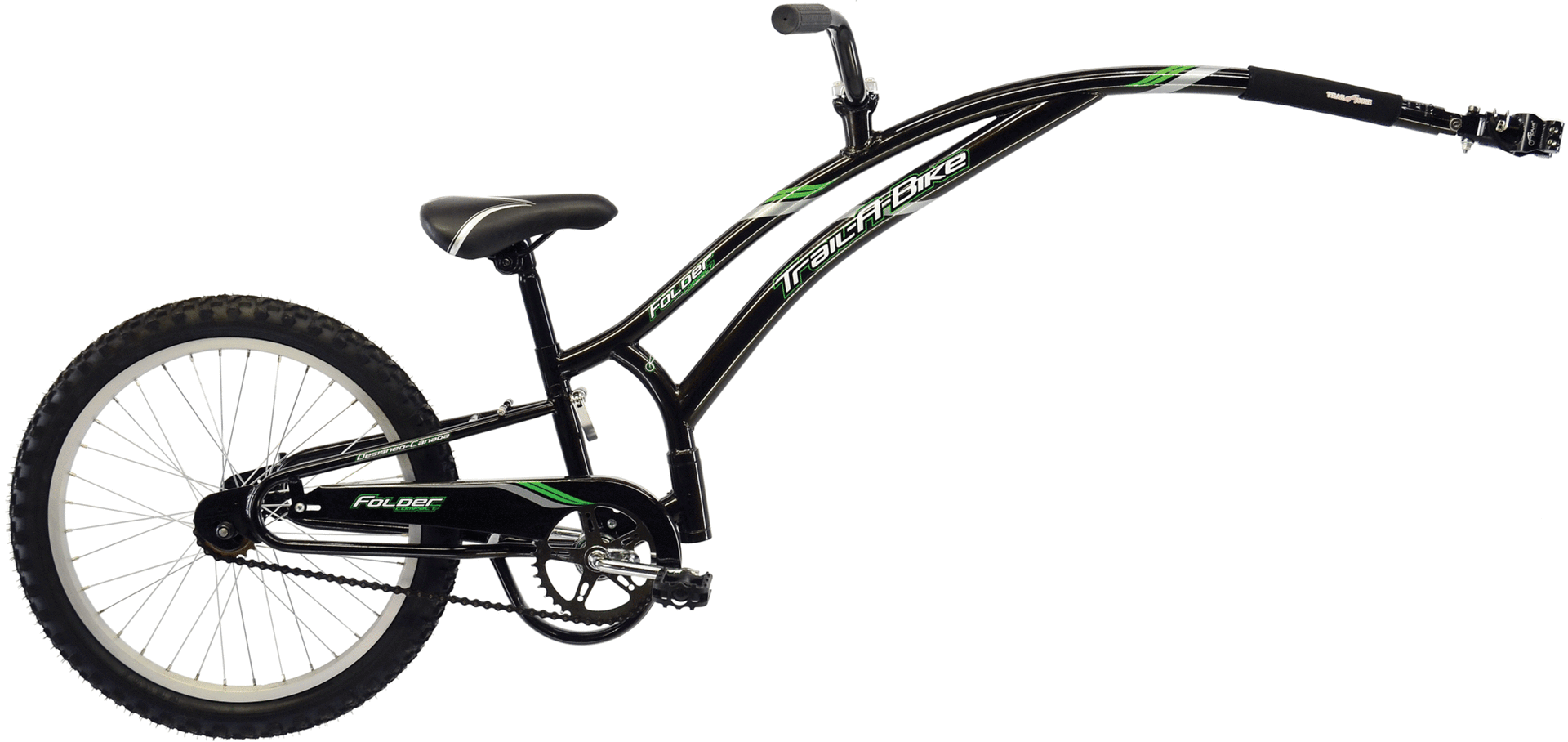 DEMI-VELO ORIG CMPACT NOIR, profil droit