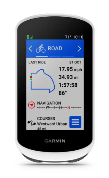 Garmin Edge® Explore 2, écran de contrôle