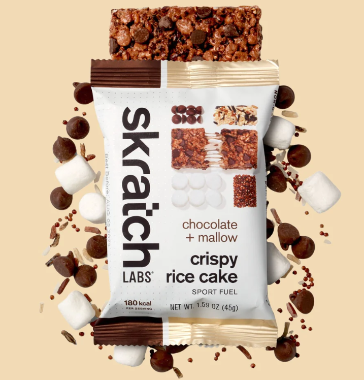 Gâteau de riz croustillant Skratch, coloris Chocolat Guimauve