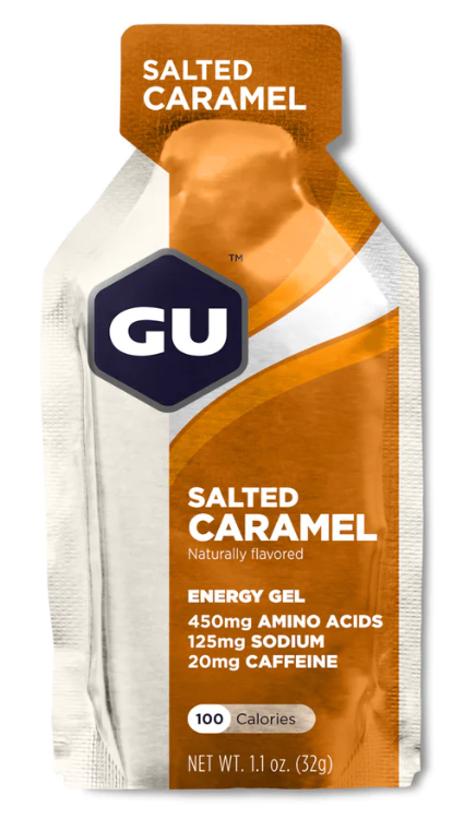 Gel GU Énergy, coloris Salted Caramel