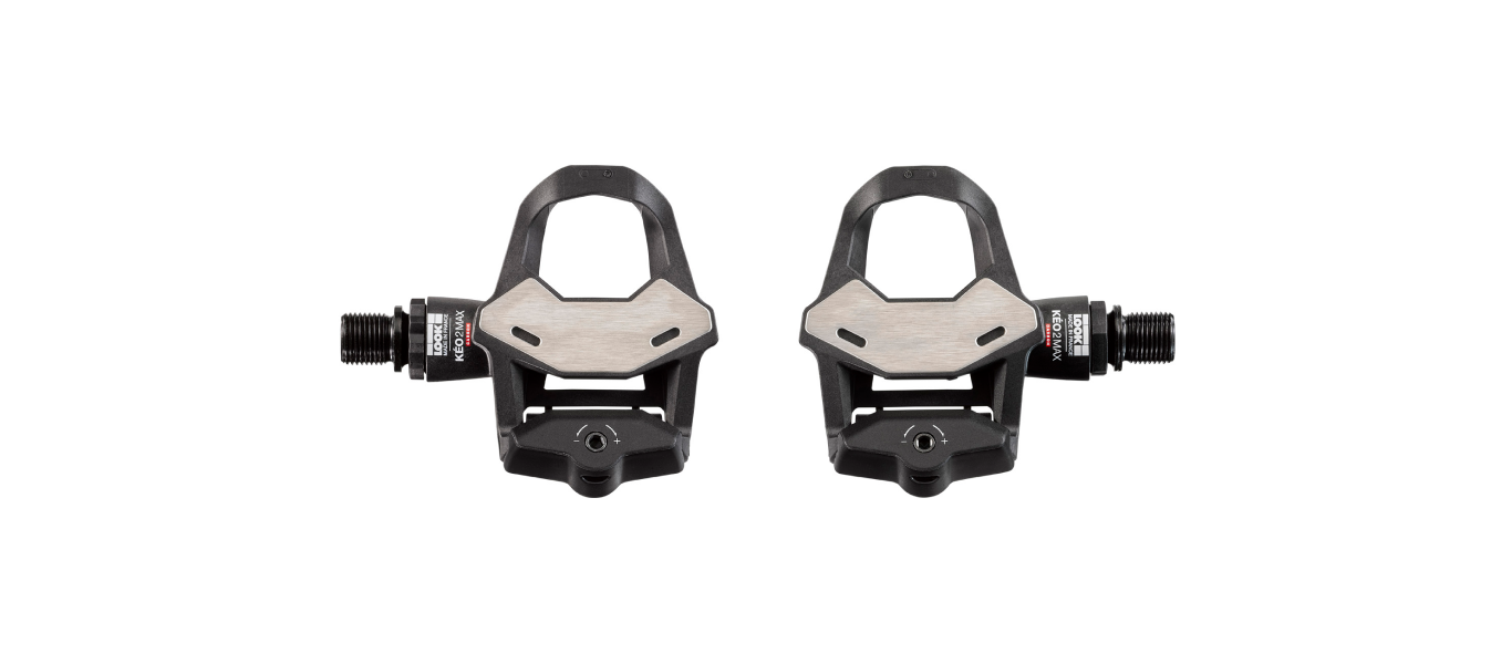 Pedale Keo 2 max Carbon, vue de face