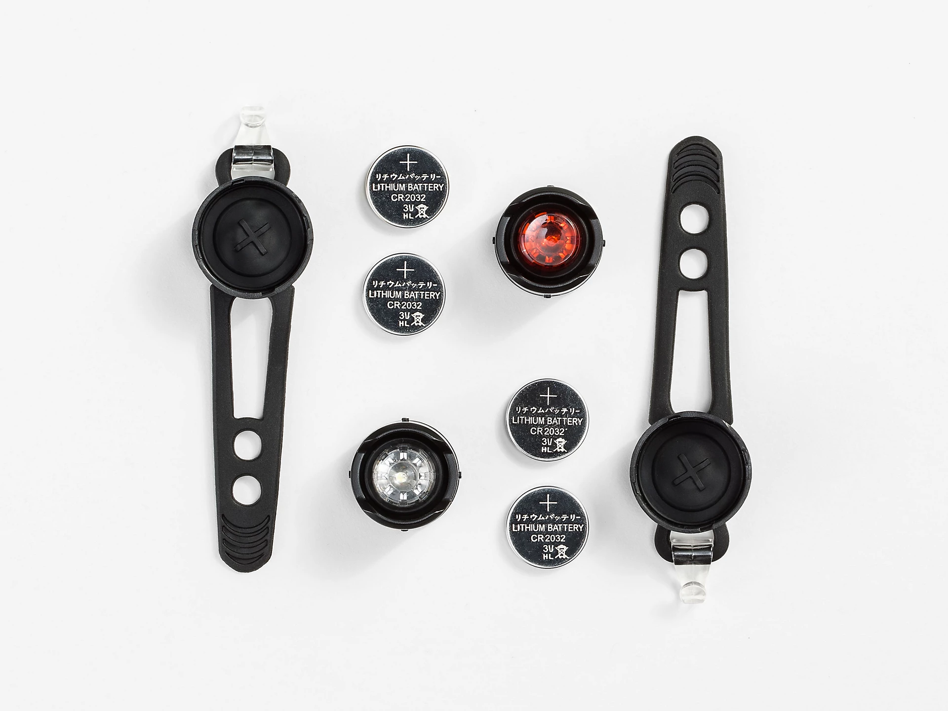 Ensemble de lumière Bontrager Glo/Ember, contenu