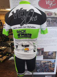 Maillot Équipe Premium Vélozone pour femme, vue de face
