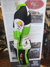 Maillot Équipe Premium Vélozone pour femme, vue de profil