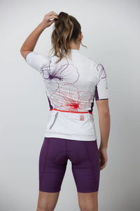 Maillot classique Hibiscus, vue de profil