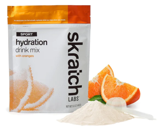 Mélange de boisson d'hydratation pour sport Skratch Lab 440g, coloris Orange