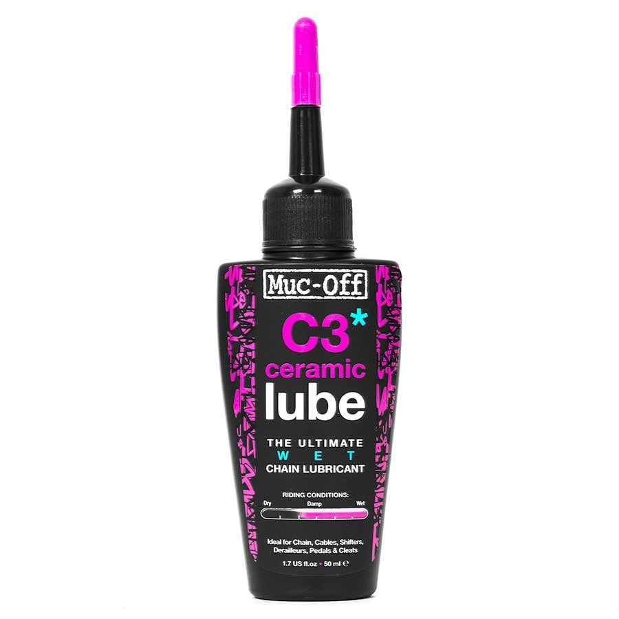 Lubrifiant à chaîne Muc-Off C3 Wet Ceramic, vue de face