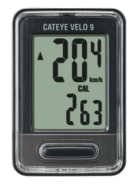 Odomètre de Velo 9 (CC-VL820) Cateye, vue de face