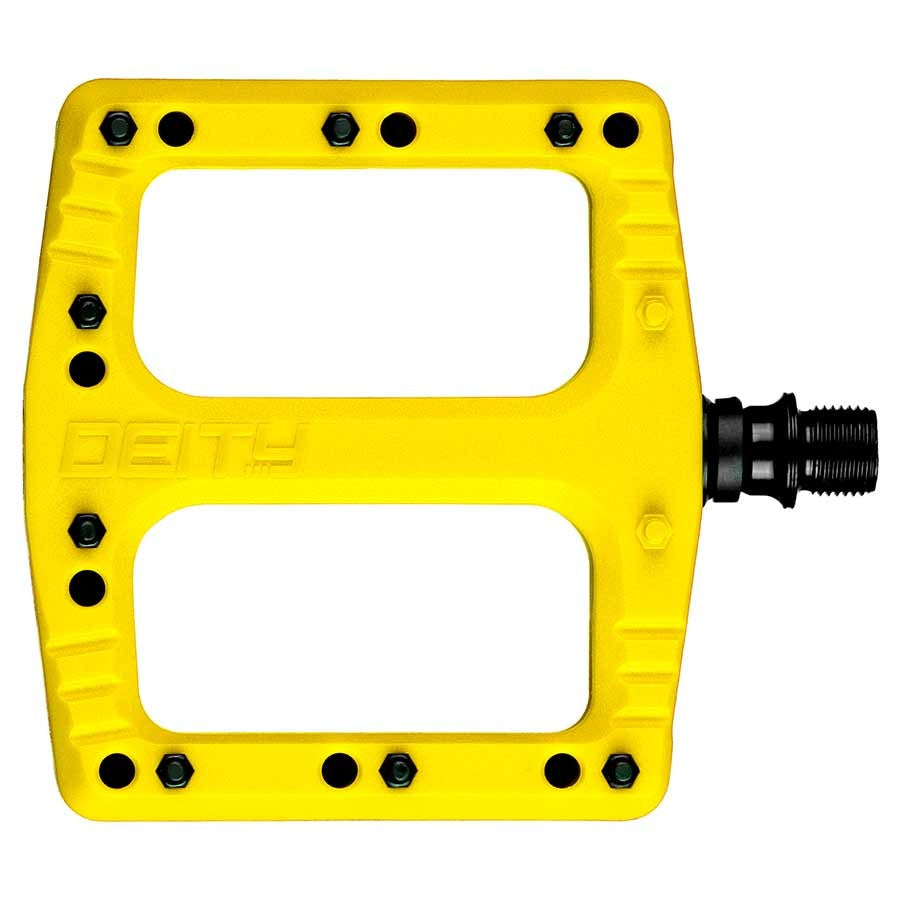 Pédales plateformes Deity Deftrap, coloris Jaune