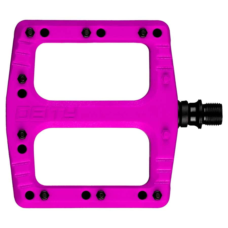 Pédales plateformes Deity Deftrap, coloris Rose