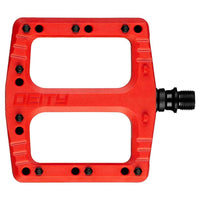 Pédales plateformes Deity Deftrap, coloris Rouge