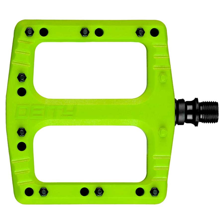 Pédales plateformes Deity Deftrap, coloris Vert