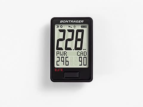 Ordinateur Bontrager RIDEtime Elite Cycling, vue de face