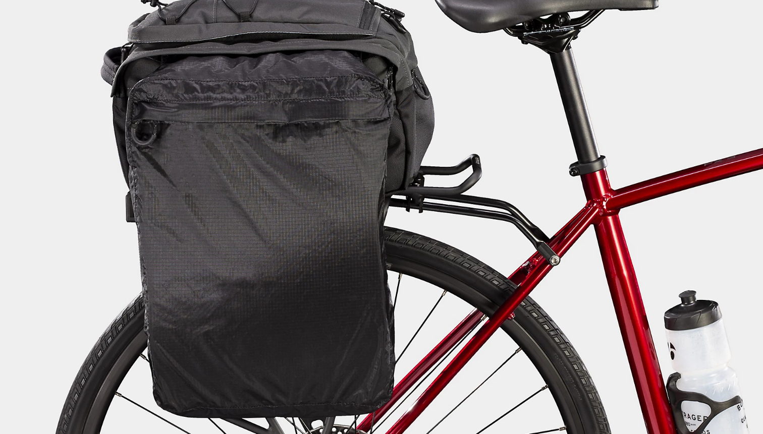 Sacoche arrière Bontrager MIK Utility avec sacoches 36L, accessoire