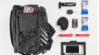 Sacoche arrière Bontrager MIK Utility avec sacoches 36L, contenu