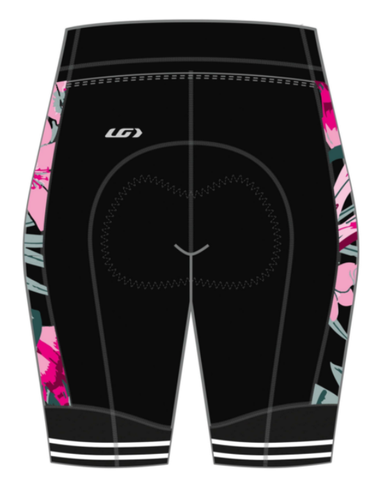 Short neo power art motion femme Louis Garneau, vue de profil