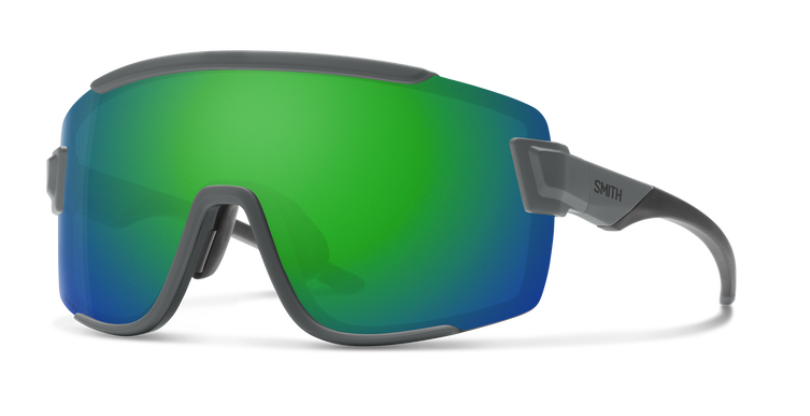Lunettes Smith Wildcat, coloris Ciment Mat + Lentille Miroir Vert ChromaPop